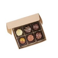 6 Piece Assorted Truffle